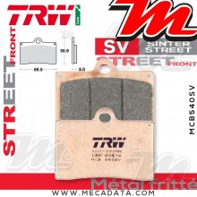 Plaquettes de frein Avant ~ Ducati 916 Strada Biposto 1SB 1995-1998 ~ TRW Lucas MCB 540 SV 