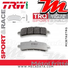 Plaquettes de frein Avant ~ Ducati 848 Streetfighter S F1 2012+ ~ TRW Lucas MCB 792 TRQ 