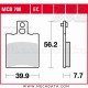 Plaquettes de frein Avant ~ Cagiva 50 Cucciolo 1997+ ~ TRW Lucas MCB 708 