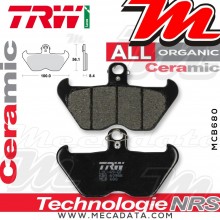 Plaquettes de frein Avant ~ BMW K 1200 RS ABS 589 1996-2000 ~ TRW Lucas MCB 680