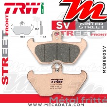 Plaquettes de frein Avant ~ BMW R 1150 GS Evo ABS R21 99-11/01 ~ TRW Lucas MCB 680 SV