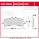 Plaquettes de frein Avant ~ BMW HP4 1000 RR Race-ABS K10 2013+ ~ TRW Lucas MCB 858 TRQ 