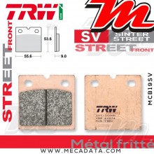 Plaquettes de frein Avant ~ BMW R 650 GS 247 1987-1992 ~ TRW Lucas MCB 19 SV