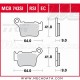 Plaquettes de frein Arrière ~ BMW G 450 X E45X 2008+ ~ TRW Lucas MCB 743 EC 