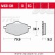 Plaquettes de frein Arrière ~ Beta 350 Jonathan 2003+ ~ TRW Lucas MCB 539 