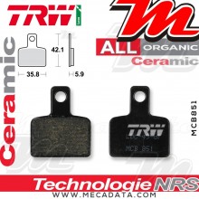 Plaquettes de frein Arrière ~ Beta 300 Evo 2T/4T 2009+ ~ TRW Lucas MCB 851