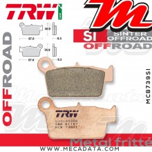 Plaquettes de frein Arrière ~ Beta RR 50 Enduro Racing 2009-2011 ~ TRW Lucas MCB 739 SI