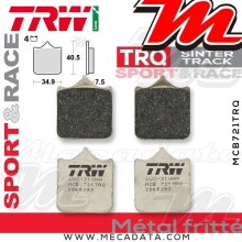 Plaquettes de frein Avant ~ Benelli TNT 1130 Cafe Racer TN 2006-2011 ~ TRW Lucas MCB 721 TRQ 