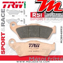 Plaquettes de frein Avant ~ Benelli BX 500 Enduro 2008+ ~ TRW Lucas MCB 648 RSI 