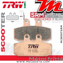 Plaquettes de frein Avant ~ Aprilia 250 Sport City ie VB 2006-2008 ~ TRW Lucas MCB 557 SRM