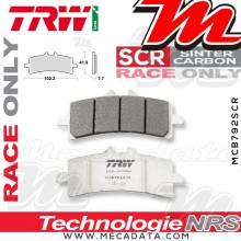 Plaquettes de frein Avant ~ Aprilia RSV4 1000 R APRC ABS RK 2013+ ~ TRW Lucas MCB 792 SCR 