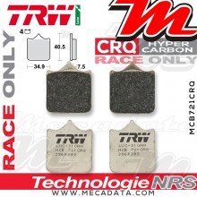 Plaquettes de frein Avant ~ Aprilia RSV 1000 Tuono R Factory RP 2004-2005 ~ TRW Lucas MCB 721 CRQ 