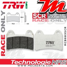 Plaquettes de frein Avant ~ Aprilia RSV 1000 R ME 2000 ~ TRW Lucas MCB 683 SCR 