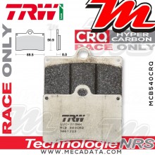 Plaquettes de frein Avant TRW Lucas MCB 540 CRQ pour Aprilia RS 250 LD 95-96 