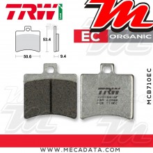 Plaquettes de frein Arrière ~ Aprilia 200 Sport City Cube VB 2008-2009 ~ TRW Lucas MCB 710 EC 