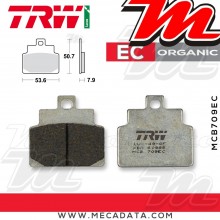 Plaquettes de frein Avant ~ Aprilia SR 150 PX 2000-2002 ~ TRW Lucas MCB 709 EC