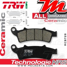 Plaquettes de frein Avant ~ Aprilia 150 Scarabeo, GT TD 2004-2006 ~ TRW Lucas MCB 726 