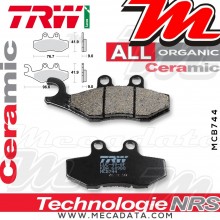 Plaquettes de frein Avant ~ Aprilia SR 125 Motard LB 2012+ ~ TRW Lucas MCB 744