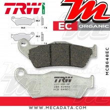 Plaquettes de frein Avant TRW Lucas MCB 648 EC pour Aprilia RX 125 RV 08- 