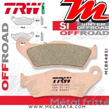 Plaquettes de frein Avant TRW Lucas MCB 648 SI pour Aprilia RX 125 RV 08- 