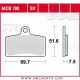 Plaquettes de frein Avant ~ Aprilia RS-4 125 TW 2011+ (VA AJP) ~ TRW Lucas MCB 780 