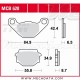 Plaquettes de frein Arrière ~ Aprilia ETX 125 PH 1998-2000 ~ TRW Lucas MCB 628 