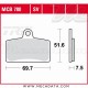 Plaquettes de frein Avant ~ Aprilia RS-4 50 TK 2012-2013 ~ TRW Lucas MCB 780 
