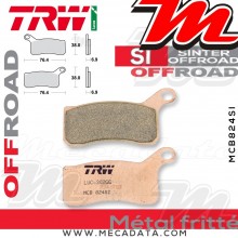 Plaquettes de frein Avant ~ KTM XC 450 ATV 2008-2010 ~ TRW Lucas MCB 824 SI