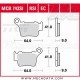 Plaquettes de frein Arrière ~ KTM EXC-F 350 2011+ ~ TRW Lucas MCB 743 SI 