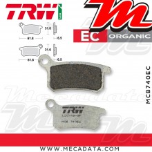 Plaquettes de frein Avant ~ KTM SX 85 2011 ~ TRW Lucas MCB 740 EC