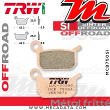 Plaquettes de frein Arrière ~ KTM SX 65 2004-2008 ~ TRW Lucas MCB 750 SI