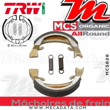 Mâchoires de frein Arrière ~ KTM SX 50 Pro Senior 2002-2003 ~ TRW Lucas MCS 828