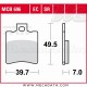 Plaquettes de frein Avant ~ KTM 50 Chrono ~ TRW Lucas MCB 696 SR 