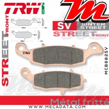 Plaquettes de frein Avant Gauche ~ Kawasaki VN 1600 Classic Tourer VNT60A 2005-2008 ~ TRW Lucas MCB 682 SV 