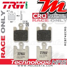 Plaquettes de frein Avant ~ Kawasaki ZX-12R 1200 Ninja ZXT20B 2004-2006 ~ TRW Lucas MCB 742 CRQ 