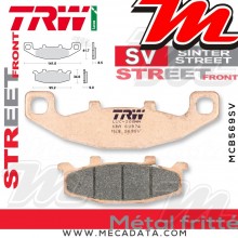 Plaquettes de frein Avant ~ Kawasaki ZX-10R 1000 Ninja ZXT00B 1988-1990 ~ TRW Lucas MCB 569 SV