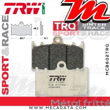 Plaquettes de frein Avant ~ Kawasaki ZXR 750 R ZX750K 1991-1992 ~ TRW Lucas MCB 602 TRQ 