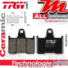 Plaquettes de frein Arrière ~ Kawasaki ZX-7RR 750 Ninja ZX750N 1996-1999 ~ TRW Lucas MCB 691 