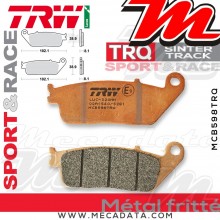 Plaquettes de frein Avant ~ Kawasaki Z 750 ABS ZR750L 2007-2011 ~ TRW Lucas MCB 598 TRQ 