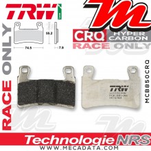 Plaquettes de frein Avant ~ Kawasaki ZX-6R 636 Ninja ABS ZX636E 2013+ ~ TRW Lucas MCB 850 CRQ