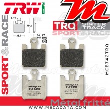 Plaquettes de frein Avant ~ Kawasaki ZX-6R 636 Ninja ZX636B 2003-2004 ~ TRW Lucas MCB 742 TRQ 