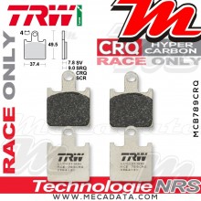 Plaquettes de frein Avant ~ Kawasaki ZX-6R 600 Ninja ZX600P 2007-2008 ~ TRW Lucas MCB 789 CRQ 