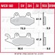 Plaquettes de frein Avant ~ Kawasaki KX 500 1989-1993 ~ TRW Lucas MCB 582 RSI 