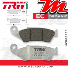 Plaquettes de frein Avant ~ Kawasaki KLX 250 R 2006-2008 ~ TRW Lucas MCB 669 EC 