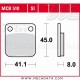 Plaquettes de frein Avant ~ Kawasaki KH 125 KH125 1981 ~ TRW Lucas MCB 510 