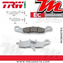 Plaquettes de frein Avant ~ Kawasaki KX 100 1997-2009 ~ TRW Lucas MCB 697 EC 