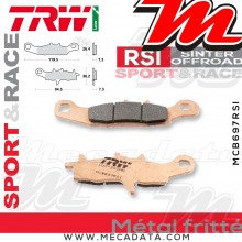 Plaquettes de frein Avant ~ Kawasaki KX 100 1997-2009 ~ TRW Lucas MCB 697 RSI 