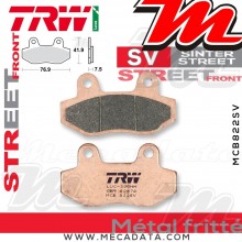 Plaquettes de frein Avant ~ Hyosung GT 125 R Supersport 2004+ ~ TRW Lucas MCB 822 SV