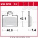 Plaquettes de frein Arrière ~ Husqvarna TC 85 2014+ ~ TRW Lucas MCB 831 EC 