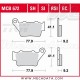 Plaquettes de frein Arrière ~ Husaberg FS 450 2003-2005 ~ TRW Lucas MCB 672 RSI 